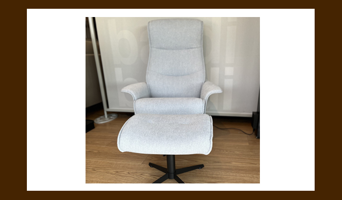 100 Swivel Chair With Stool