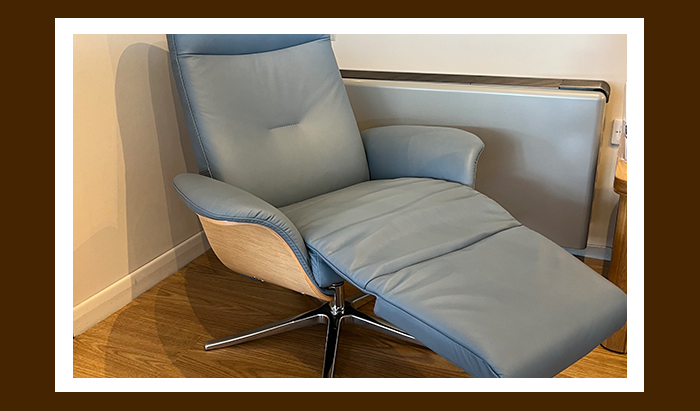 Power Swivel Recliner With Battery Pack