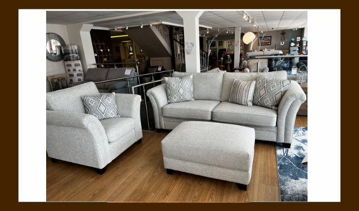 3 Seater & Chair Plus Free Banquette Stool