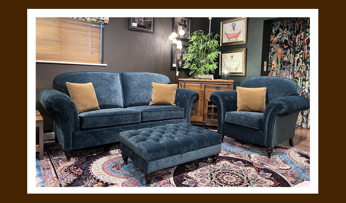 3 Seater Sofa, Chair And Free Banquet Stool