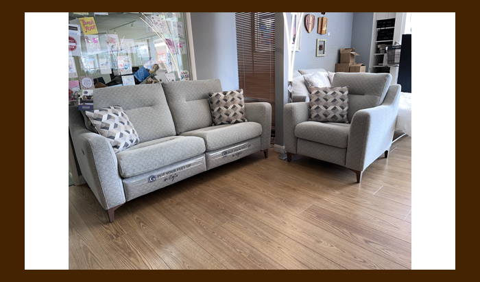 Large Power Recliner Sofa & Chair